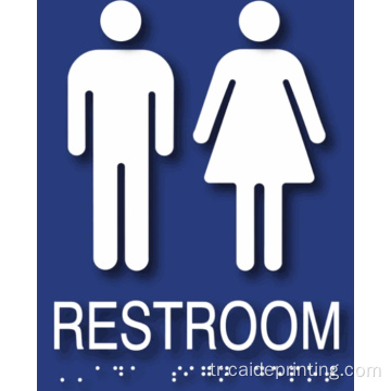 Ada plastik braille işaretleri Braille kapı tabakları